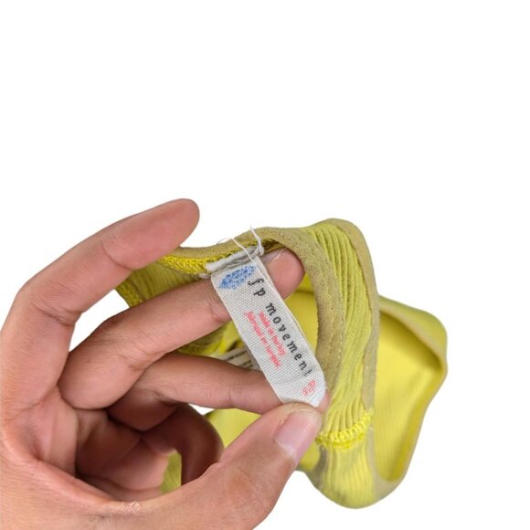 Free People Fp Movement Free Throw Crop Tank In Highlighter  S - Picture 4 of 4